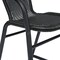 Flash Furniture Lila  Commercial Grade Black Rattan Indoor-Outdoor Restaurant Barstool, PK4 4-SDA-AD632032R-BK-GG - alternate 15